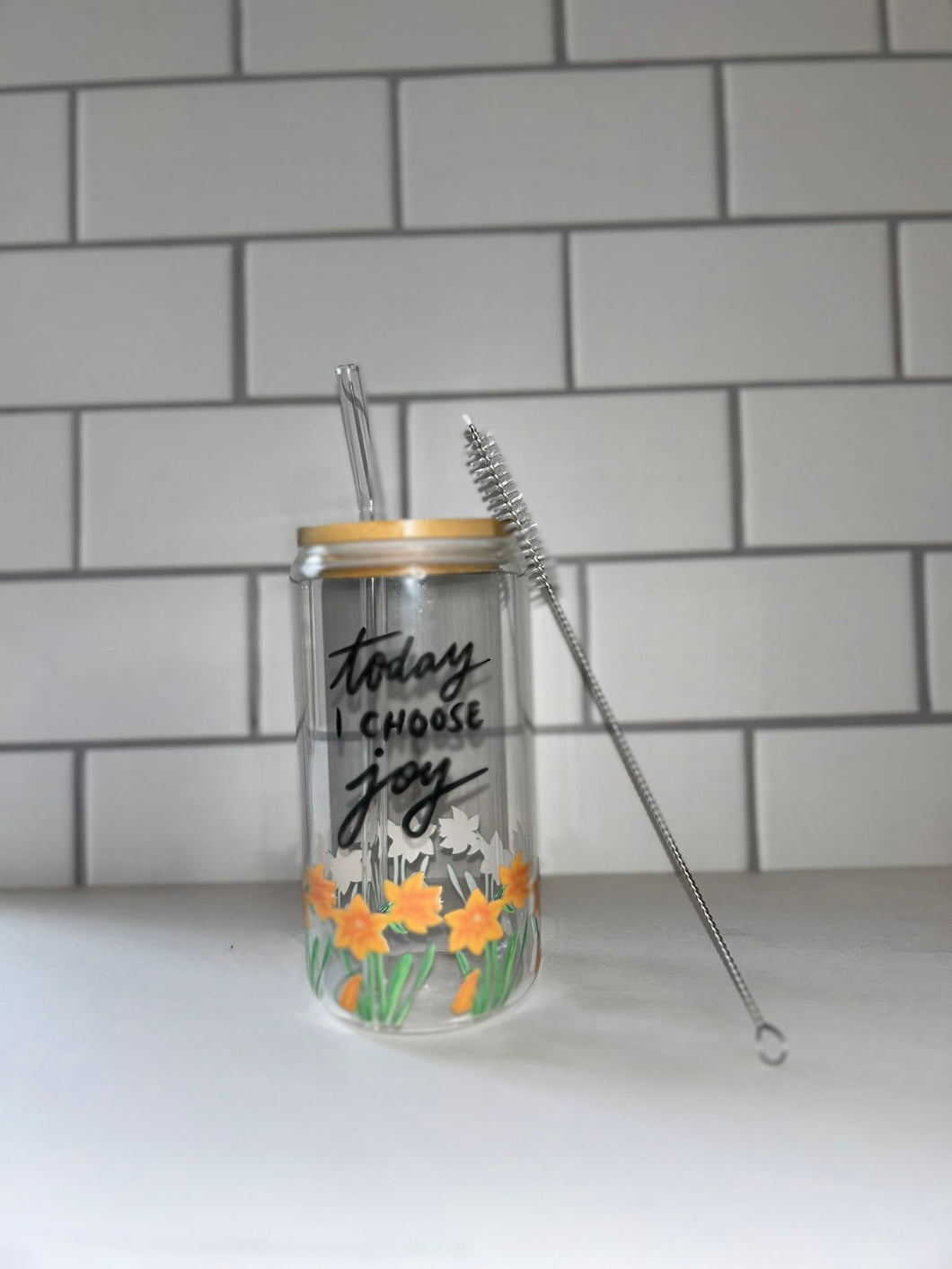 Beer Can Glass Cup 