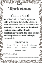 Load image into Gallery viewer, Vanilla Chai

